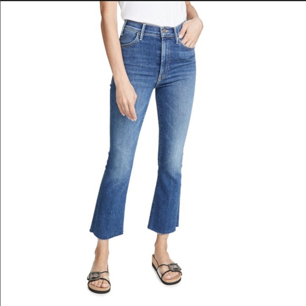 Mother Denim Hustler Ankle Fray